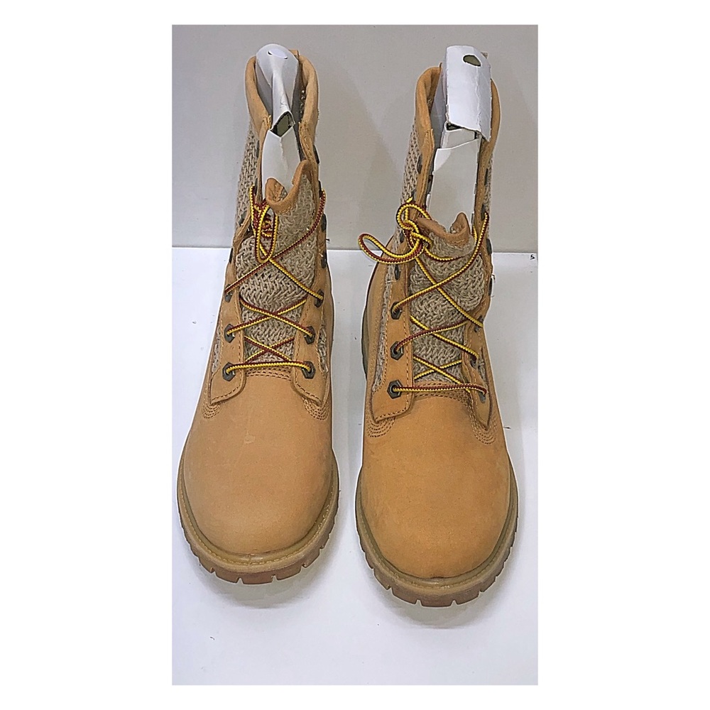 Tumberland  opean weave boots size 9 sun damaged
